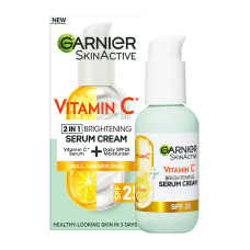 GARNIER SKIN ACTIVE VITAMIN C SERUM CREAM SPF25