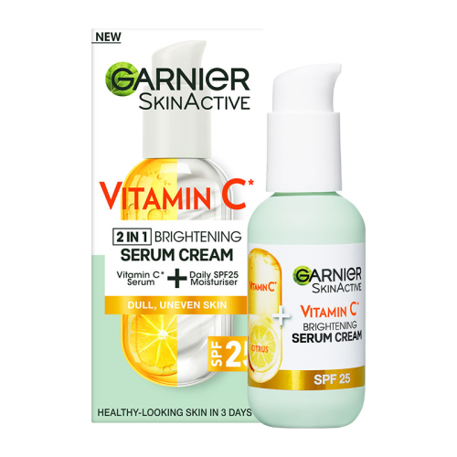GARNIER SKIN ACTIVE VITAMIN C SERUM CREAM SPF25