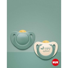 NUK LATEX SOOTHER S1 NATURE 2/BOX