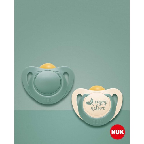 NUK LATEX SOOTHER S1 NATURE 2/BOX