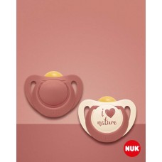 NUK LATEX SOOTHER S2 NATURE 2/BOX