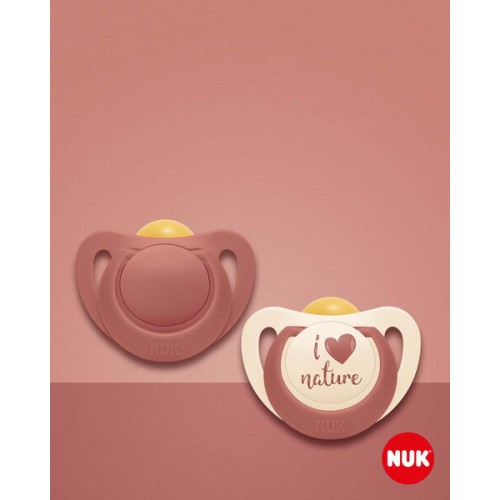 NUK LATEX SOOTHER S2 NATURE 2/BOX