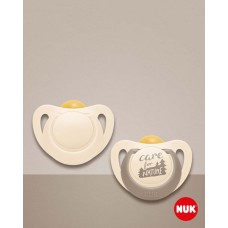 NUK LATEX SOOTHER S3 NATURE 2/BOX