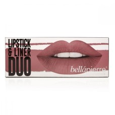 BELLAPIERRE MATTE LIPSTICK & LIPLINER NUDE SET