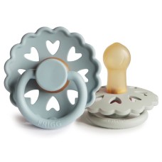 FRIGG FAIRYTALE PACIFIERS LATEX 2PACK OLE LUKOIE/CLUMSY HANS SIZE 1
