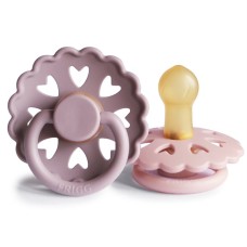 FRIGG FAIRYTALE LATEX PACIFIERS  2PACK THE LITTLE MERMAID/THUMBELINA SIZE 1