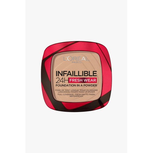 LOREAL PARIS INFAILIBLE 24H FRESH WEAR FOUNDATION POWDER 130 TRUE BEIGE