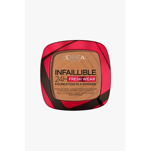 LOREAL PARIS INFAILIBLE 24H FRESH WEAR FOUNDATION POWDER 330 HAZEL NUT