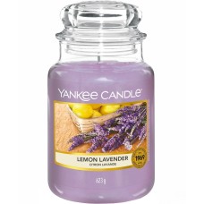YANKEE CANDLE LRG LEMON LAVENDER 623g
