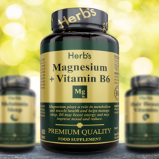 HERBS MAGNESIUM 500MG & VIT B6 60CAPS