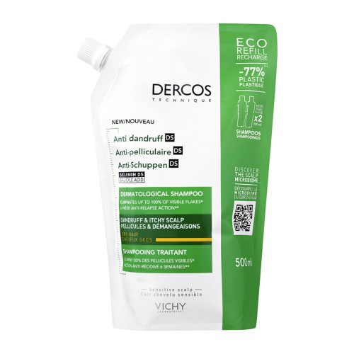 VICHY DERCOS ANTI-DANDRUFF DS DRY REFILL 500ML                                                                