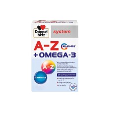 DOPPELHERZ A-Z+OMEGA 3 30 CAPSULES