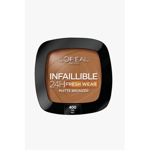 LOREAL PARIS INFAILLIBLE 24H FRESH WEAR MATTE BRONZER 400 TAN