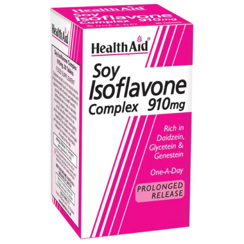 HEALTH AID SOY ISOFLAVONE COMPLEX 910MG 30 TABLETS     