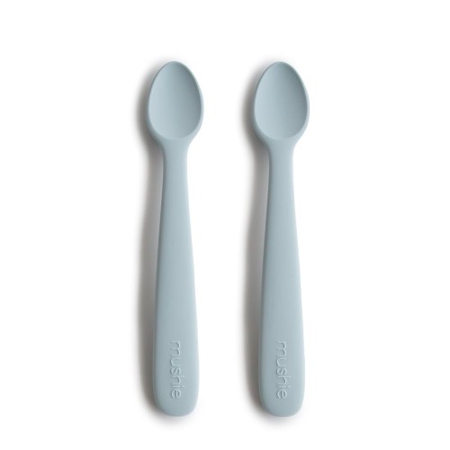 MUSHIE SILICONE SPOONS POWDER BLUE