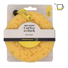 BETER COFFEE O CLOCK BATH SPONGE WITH ROPE