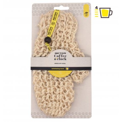 BETER COFFEE O CLOCK SISAL MASSAGE GLOVE