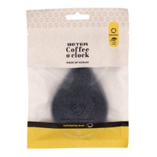 BETER COFFEE O CLOCK KONJAC FACIAL CLEANSING SPONGE