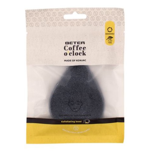 BETER COFFEE O CLOCK KONJAC FACIAL CLEANSING SPONGE