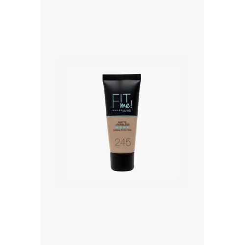 MAYBELLINE NEW YORK FIT ME MATTE FOUNDATION 245 CLASSIC BEIGE