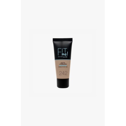 MAYBELLINE NEW YORK FIT ME MATTE FOUNDATION 242 LIGHT HONEY