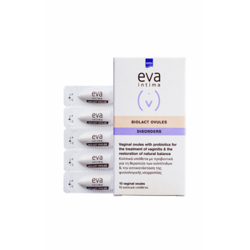 EVA INTIMA BIOLACT VAGINAL OVULES X10