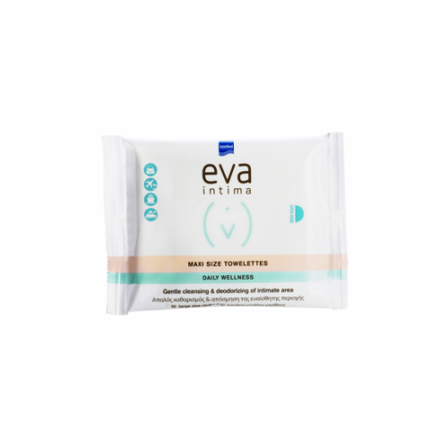 EVA INTIMA CLEANSING MAXI SIZE TOWLETTES X12