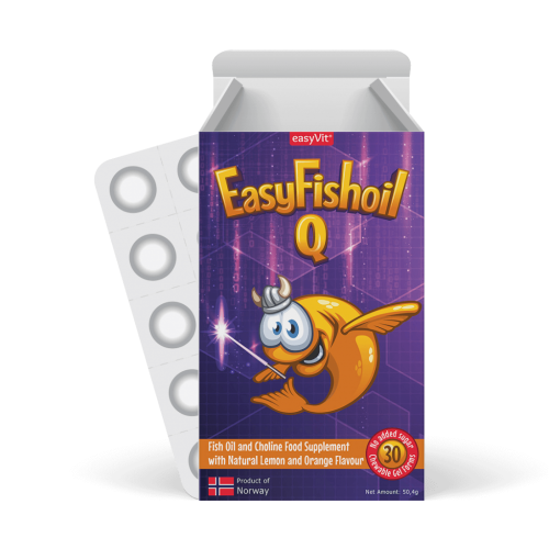 EASYVIT EASY FISHOIL Q 30 CHEWABLE GEL FORMS