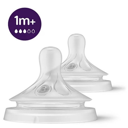 AVENT SCY963/02 NATURAL RESPONSE TEATS 3 1M+ X2