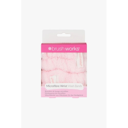 BRUSHWORKS MICROFIBRE WRIST WASH BANDS (2PCS)