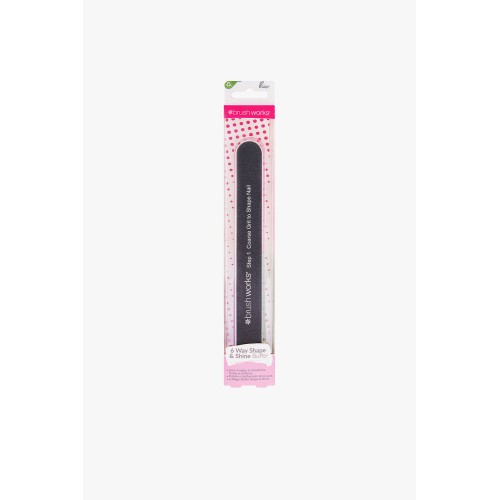 BRUSHWORKS 6 SIDED NAIL FILE (SHAPE & SHINE)