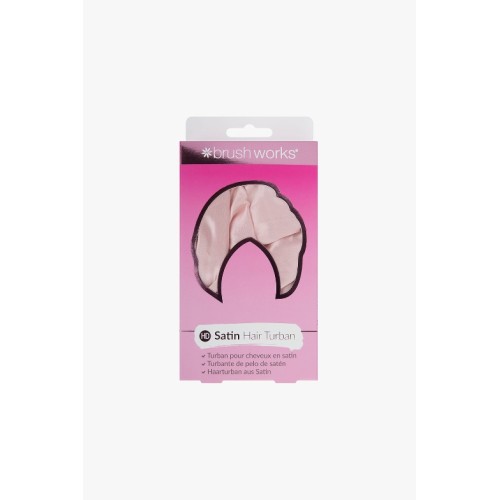 BRUSHWORKS SATIN HAIR TURBAN