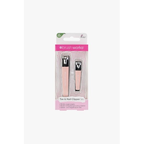 BRUSHWORKS TOE & NAIL CLIPPER SET