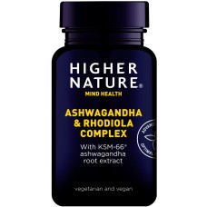 HIGHER NATURE ASHWAGANDHA & RHODIOLA COMPLEX 30CAPS