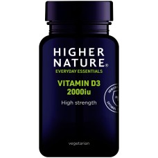 HIGHER NATURE VITAMIN D3 2000IU 60CAPS