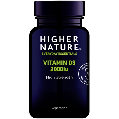 HIGHER NATURE VITAMIN D3 2000IU 60CAPS