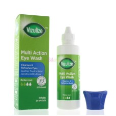 VIZULIZE MULTI ACTION EYE WASH 100ML 