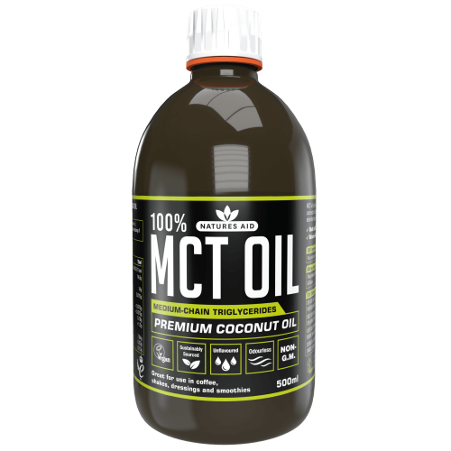 NATURES AID 100% MCT OIL 500ML