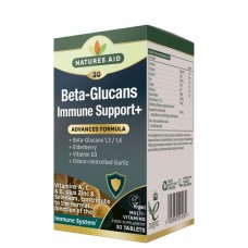 NATURES AID BETA GLUCANS IMMUNE SUPPORT 30 TABS