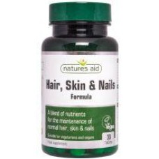 NATURES AID SKIN, HAIR & NAILS FORMULA 90TABS