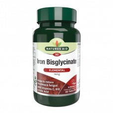 NATURES AID IRON BISGL WITH ESTER C 90TABS