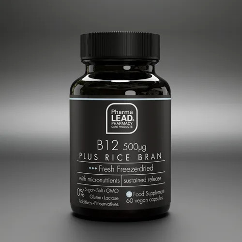 PHARMALEAD B R B12 500MG & RICE BRAN 60CAPS