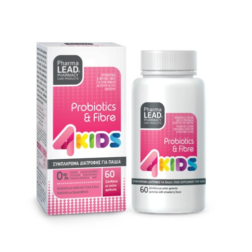 PHARMALEAD PROBIOTICS & FIBRE KIDS GUMMIES 60X