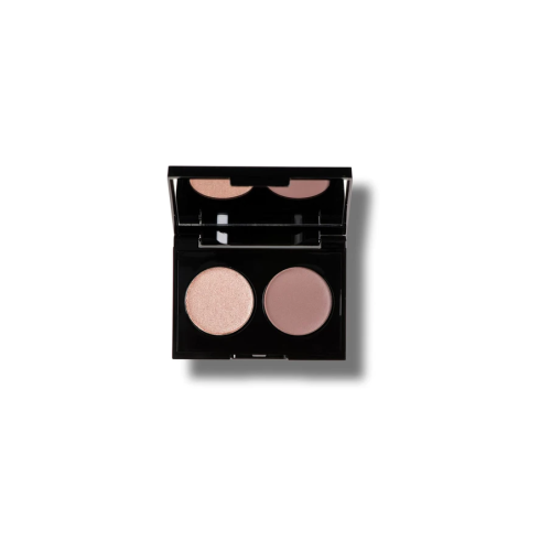KORRES VOLCANIC MINERALS VELVET DUAL EYESHADOW PINK ROSE 18