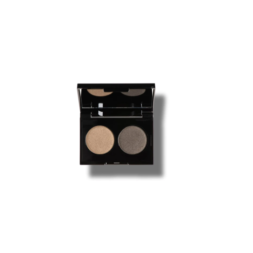 KORRES VOLCANIC MINERALS VELVET DUAL EYESHADOW KHAKIS 48