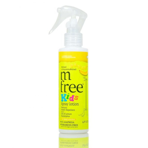 M-FREE INSECT REPELLENT KIDS SPRAY LOTION WITH BANANA 125ML