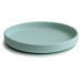 MUSHIE SILICONE SUCTION PLATE CAMBRIDGE BLUE