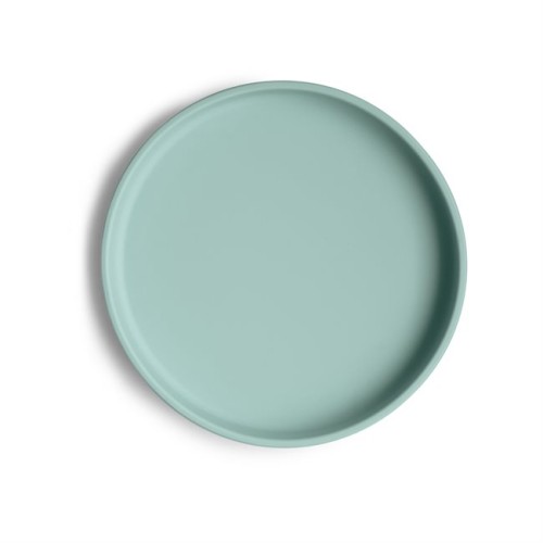MUSHIE SILICONE SUCTION PLATE CAMBRIDGE BLUE