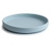MUSHIE SILICONE SUCTION PLATE SOFT BLUE