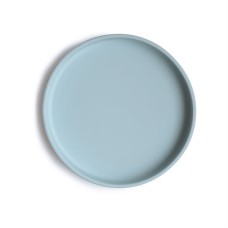 MUSHIE SILICONE SUCTION PLATE SOFT BLUE